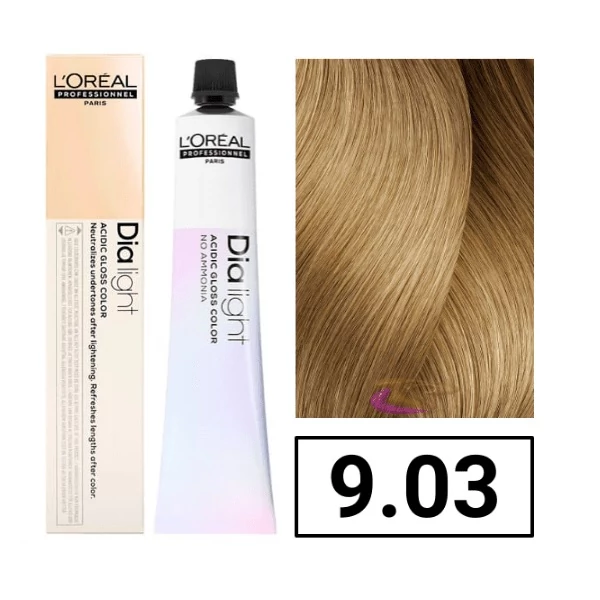 Loreal Dialight hajszínező 9.03