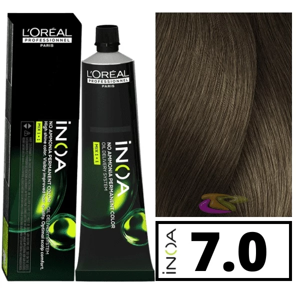 Loreal INOA ammóniamentes hajfesték 7.0