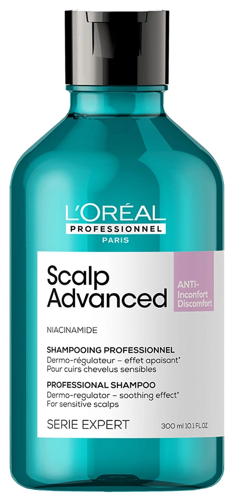 Loreal Scalp Advanced nyugtató sampon érzékeny fejbőrre, 300 ml