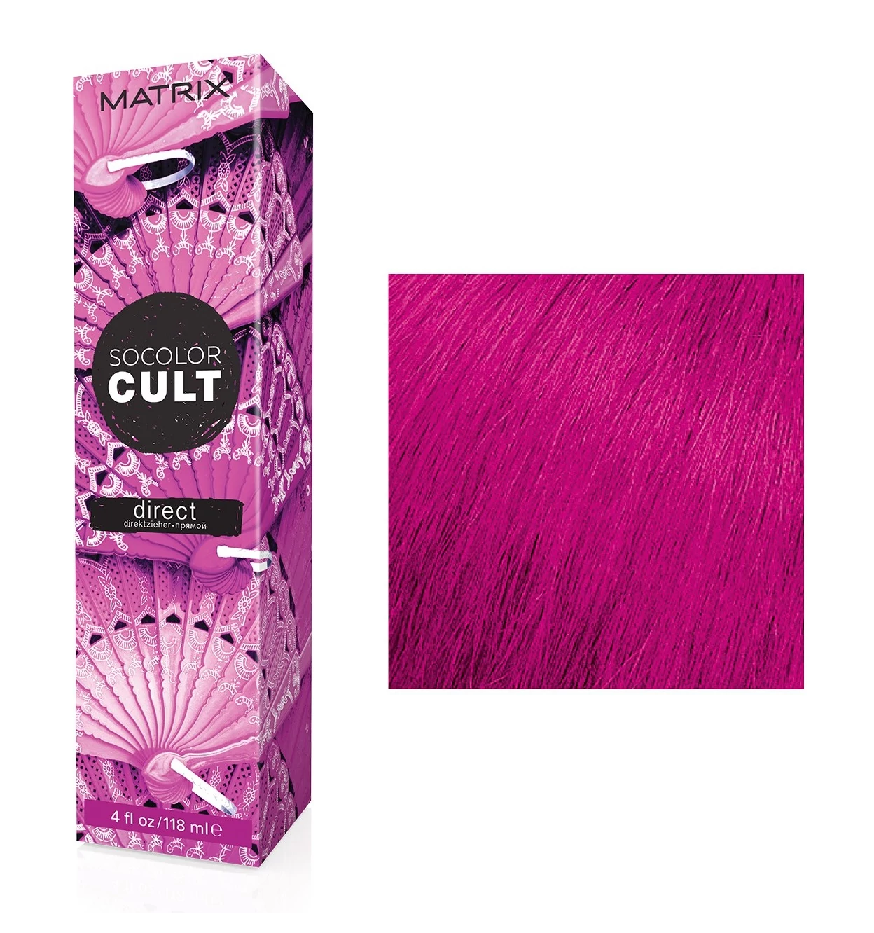 Matrix SoColor Cult Direct Semi Permanent hajszínező Fuchsia, 118 ml