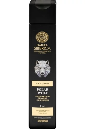 Natura Siberica erősítő sampon és hajkondicionáló férfiaknak, 250 ml