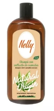 Nelly Natural Origin hidratáló sampon kannabisz kivonattal, vegán, 400 ml