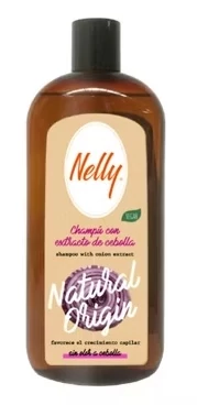 Nelly Natural Origin sampon hajhullásra hagyma kivonattal, vegán, 400 ml