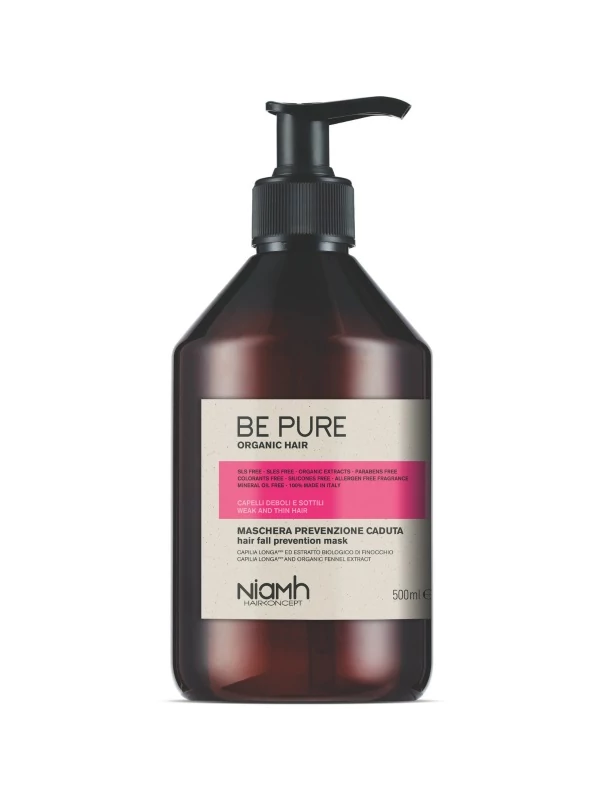 Niamh Be Pure Hair Fall Defence hajhullás elleni regeneráló hajpakolás, 500 ml