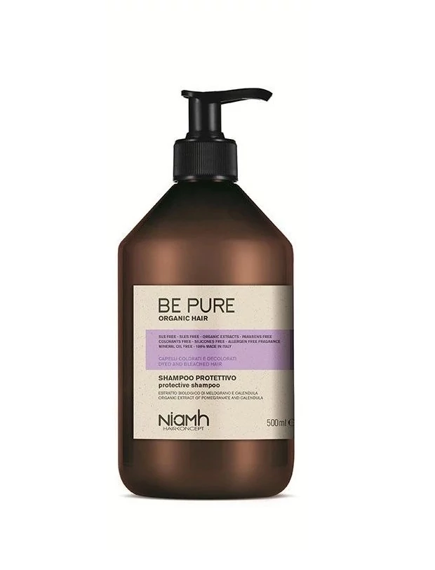 Niamh Be Pure Protective sampon festett és szőkített hajra, 500 ml