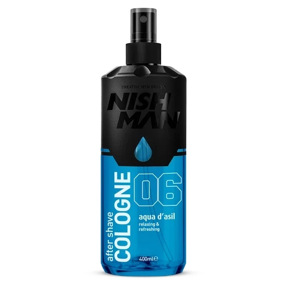 Nish Man After Shave Lotion Cologne 06 Aqua d'Asil borotválkozás utáni folyadék, 400ml