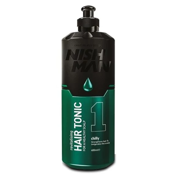 Nish Man Revitalizing hajtonik, 400 ml