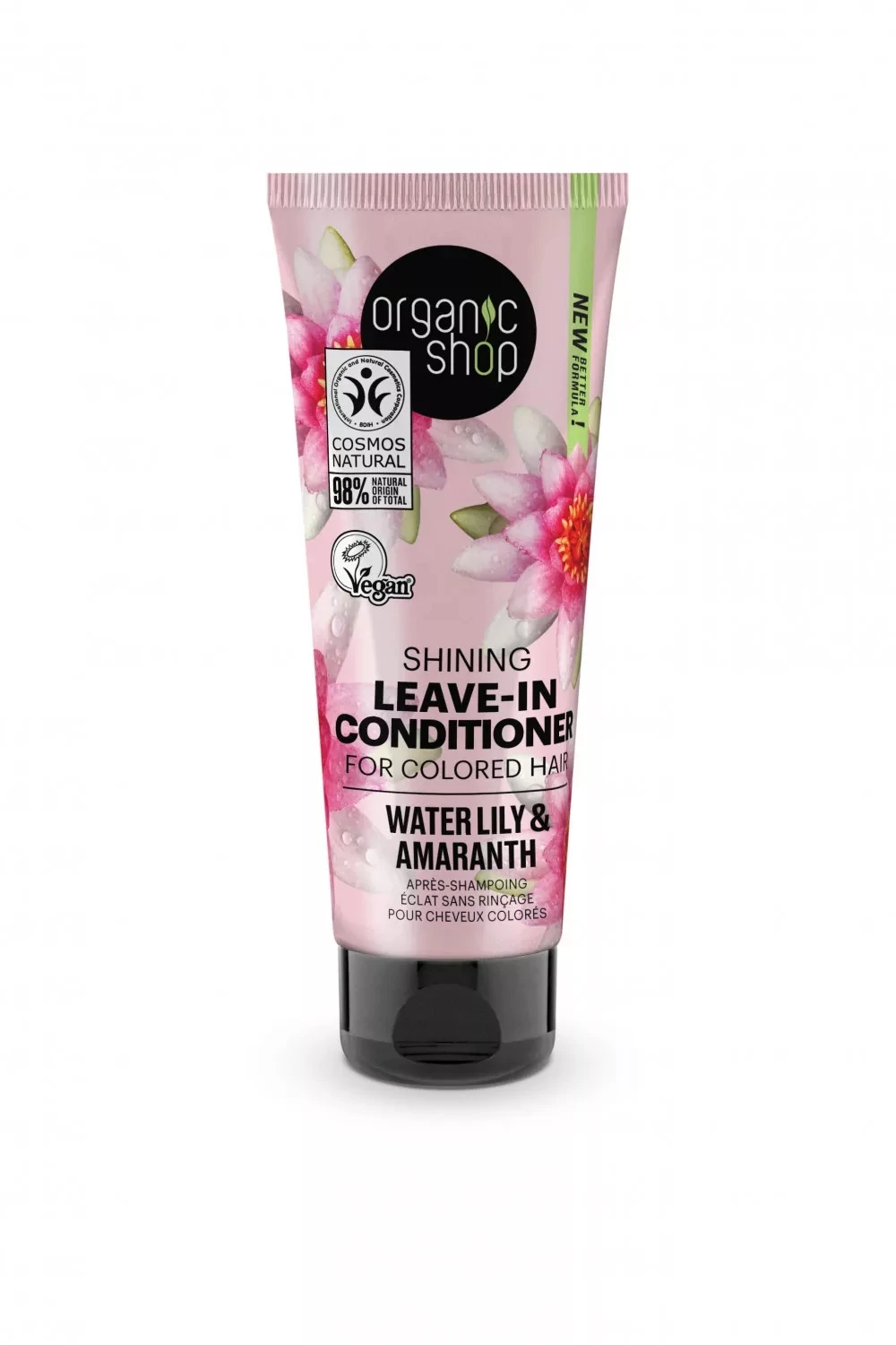 Organic Shop Shine öblítésmentes kondicionáló vízililiommal és amaránttal, 75 ml