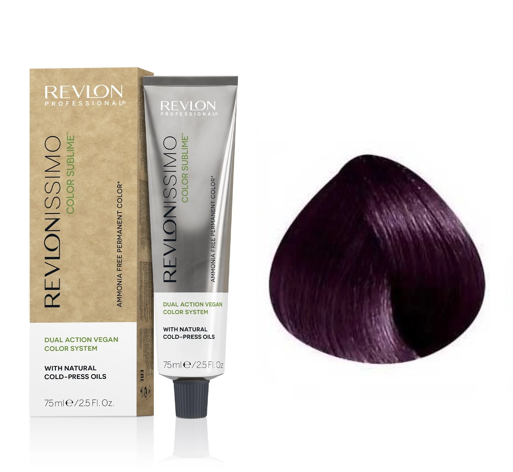 Revlon Revlonissimo Color Sublime vegán ammóniamentes hajfesték 4.20, 75 ml