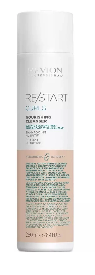 Revlon Restart Curls tápláló sampon göndör hajra, 250 ml