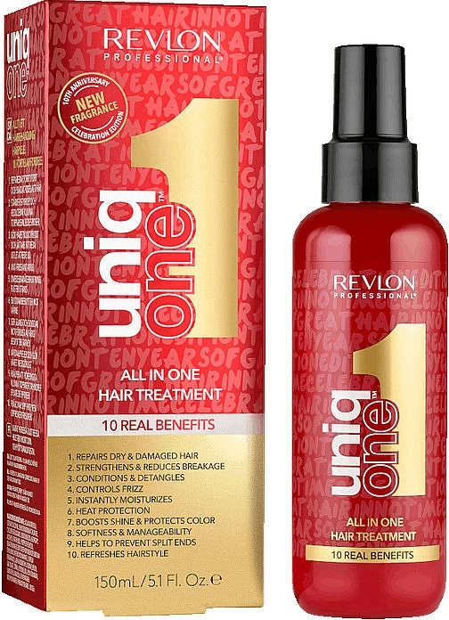 Revlon Professional Uniq One Celebration ünnepi kiadás hajápoló spray, 150 ml