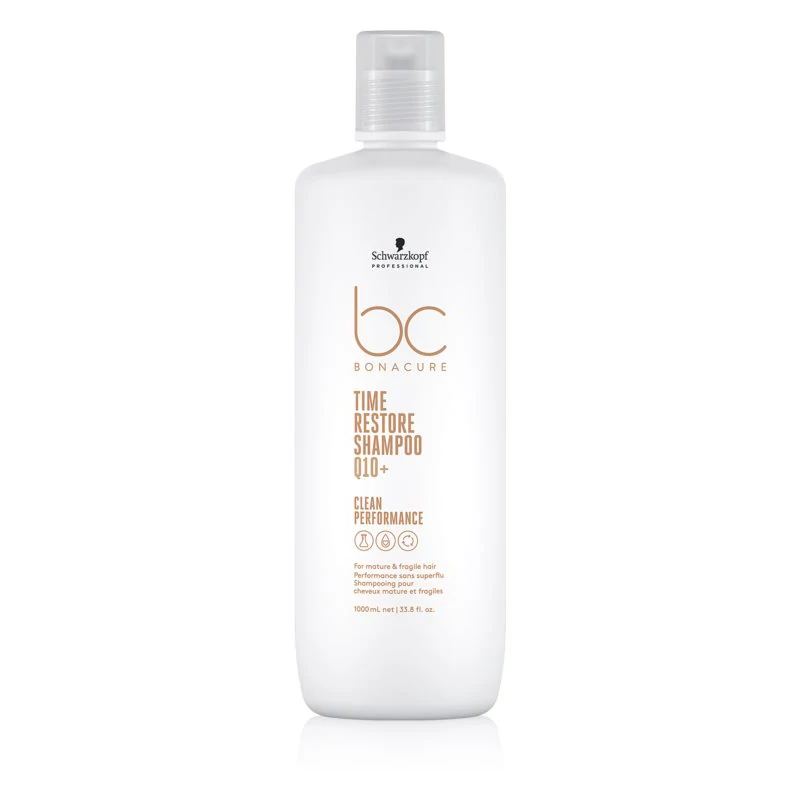 Schwarzkopf Bonacure Clean Preformance Time Restore Q10 sampon, 1 l