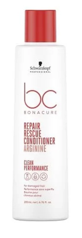 Schwarzkopf Bonacure Clean Performance Repair Rescue regeneráló hajbalzsam, 200 ml