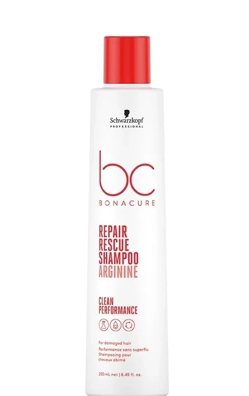 Schwarzkopf Bonacure Clean Performance Repair Rescue regeneráló sampon, 250 ml