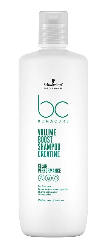 Schwarzkopf Bonacure Clean Performance Volume Boost volumennövelő sampon, 1 l