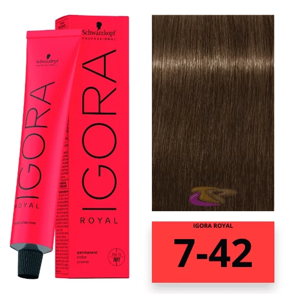 Schwarzkopf Igora Royal hajfesték 7-42