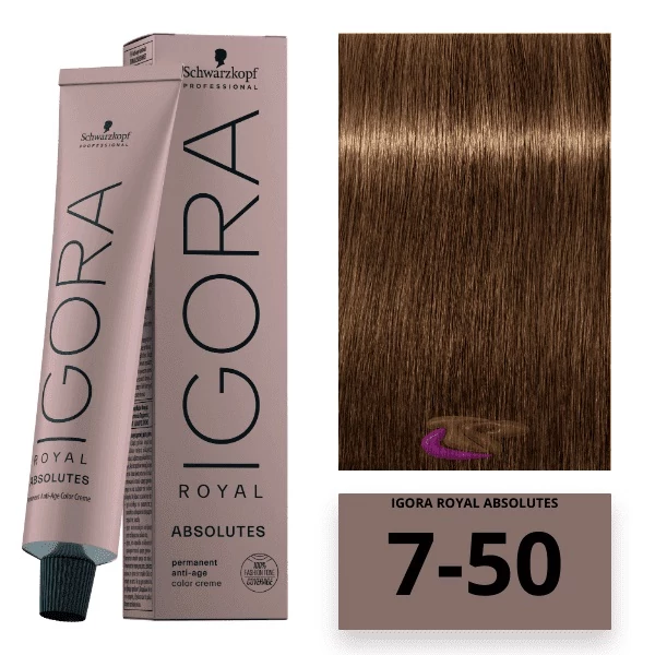 Schwarzkopf Igora Royal Absolutes hajfesték, 7-50