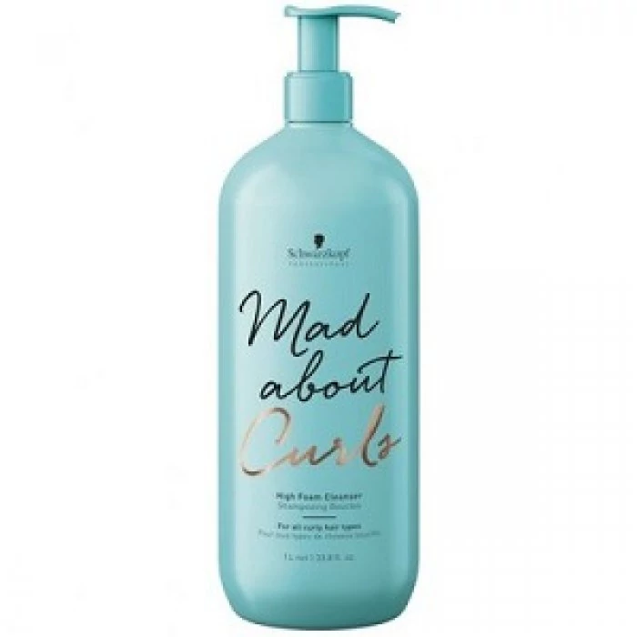 Schwarzkopf Mad About Curls High Foam Cleanser sampon göndör hajra, 1 l