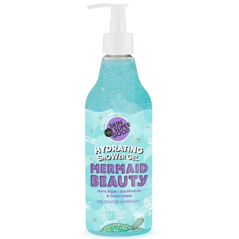 Skin Super Good hidratáló tusfürdő gél Mermaid Beauty, 500 ml