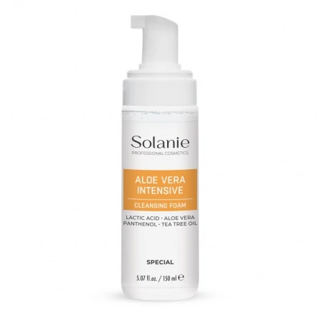 Solanie Aloe Vera intenzív lemosó hab, 150 ml