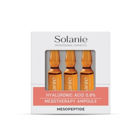 Solanie Hialuronsav 0,8% mezoterápiás ampulla, 3x2 ml