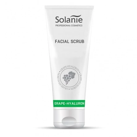 Solanie Szőlő-hialuron mechanikai peeling, 125 ml