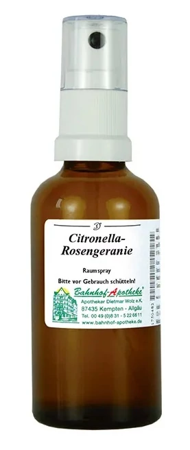 Stadelmann Citronella-rózsamuskátli spray levegőbe (rovarűző olaj), 50 ml - SZAVATOSSÁG: 2025.04.