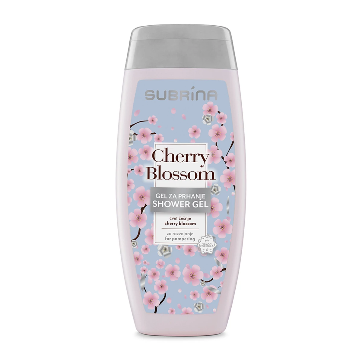 Subrina Cherry Blossom tusfürdő cseresznyevirág illattal, 250 ml