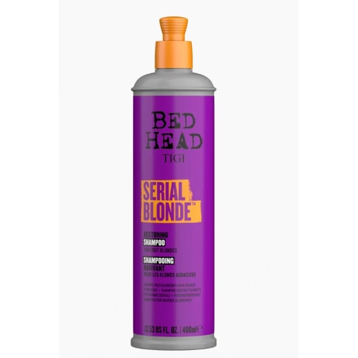 Tigi Bed Head Serial Blonde sampon sérült szőke hajra, 400 ml