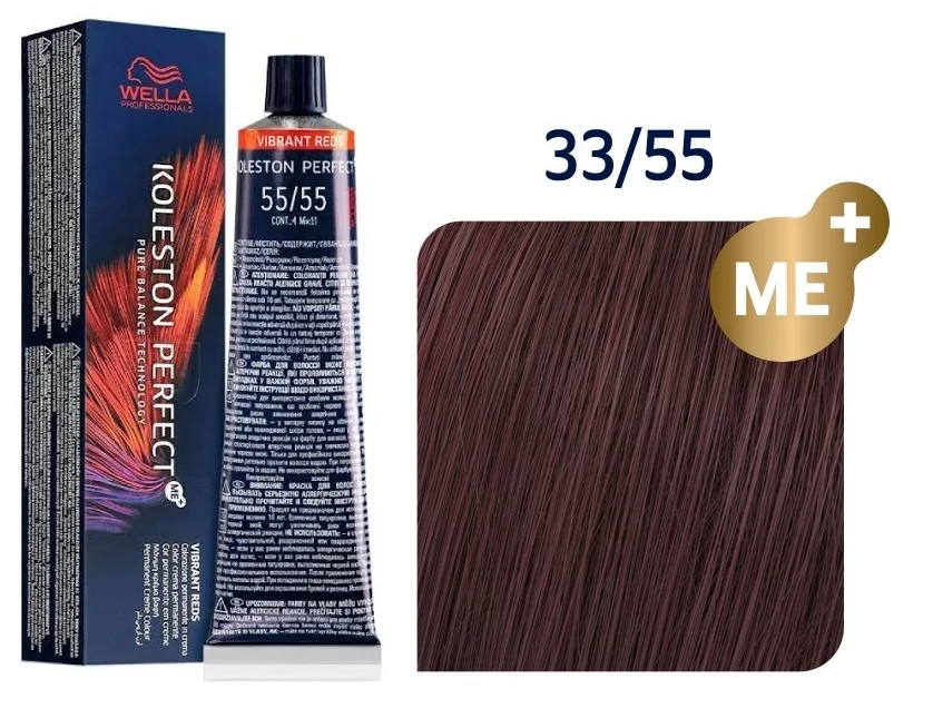 Wella Professional Koleston Perfect Me+ krémhajfesték, 33/55