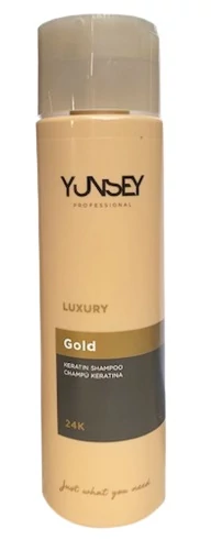 Yunsey 24K Arany sampon argánolajjal és keratinnal, 300 ml